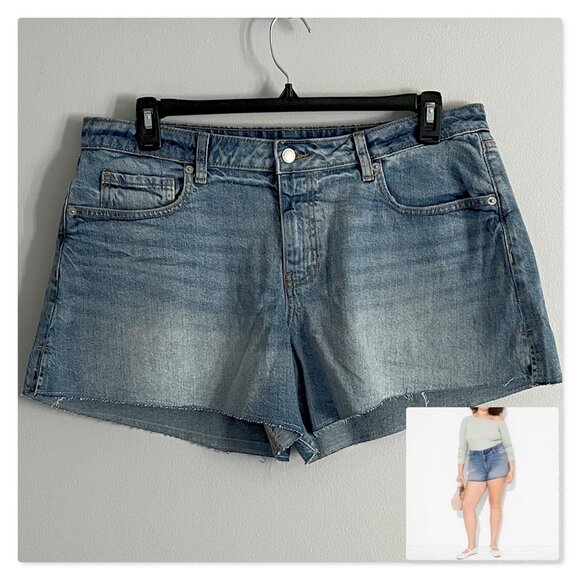 Wild Fable Mid-Rise Midi Short Sz 14 - Picture 1 of 6